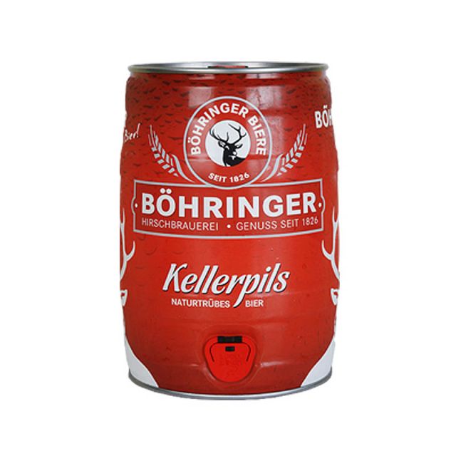 Böhringer Kellerpils - 5 Liter Partyfass