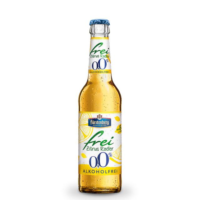 Fürstenberg Zitrus Radler 0,0% alkoholfrei 0,33 ltr - 9 Flaschen