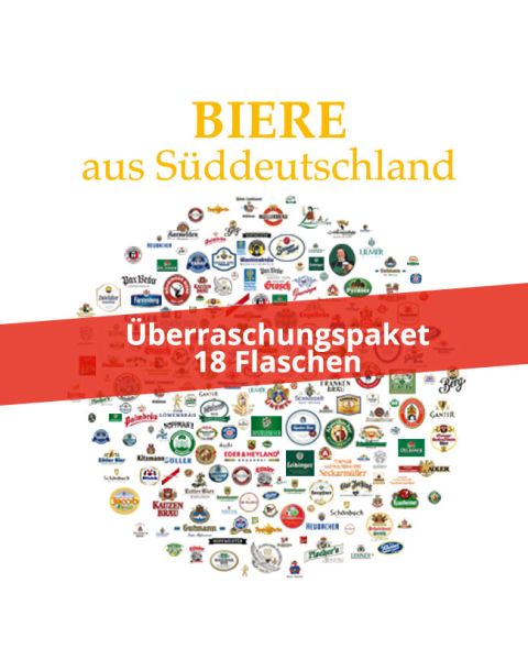 Bier-Überraschungspaket - 18 Flaschen