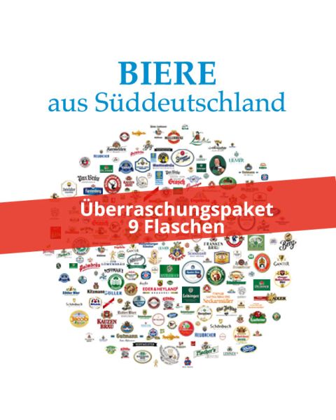 Bier Überraschungspaket 9 Flaschen